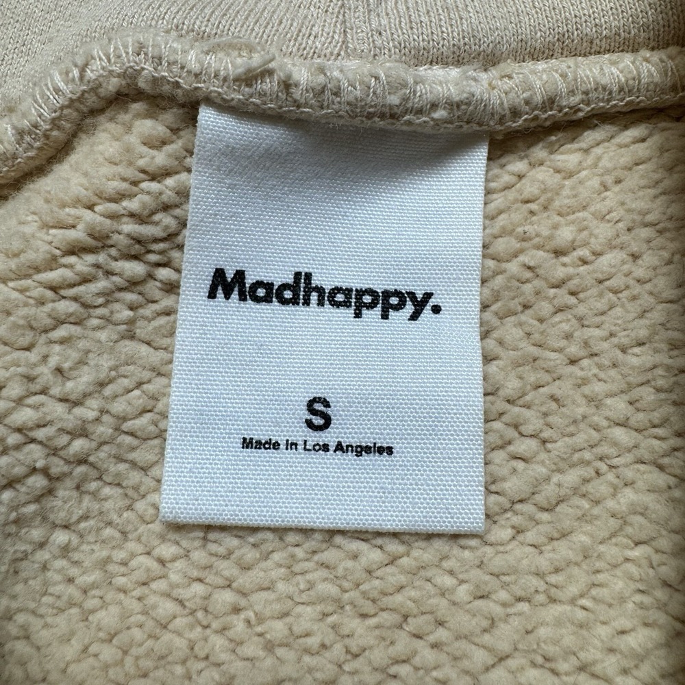 Madhappy LA Lake Amity Hoodie Womens S Beige Local Optimist Group Graphic‎ Boxy - Picture 6 of 10